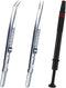 4 Claw Piercing Micro Grabber,Diamond Stone Tweezer Gem,Jewelry Tweezers Precision Tweezer | Stainles Steel Industrial tweezers for quality contro...