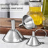 Stainless Steel Funnels, Large Small Funnel Set of 3, Food Grade Mini Metal Kitchen Funnel for Transferring Essential Oils, Liquid, Fluid, Small F...