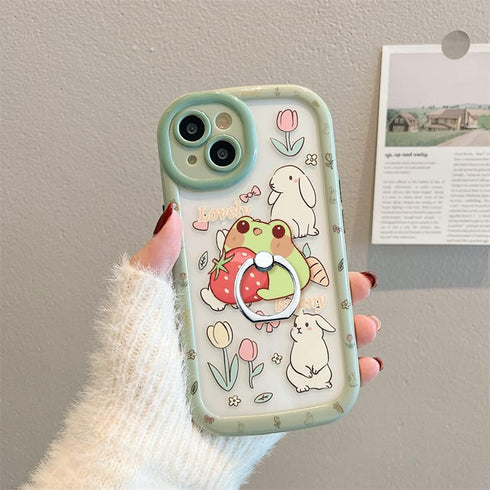 Phone Ring Holder Stand,Cute Frog Phone Ring Stand Holder Phone Case Finger Grip Stand Holder 360 Rotation Finger Ring Grip Stand for Cellphones,S...