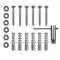Drywall Anchors for TV Mount, Lag Bolt Kit includes Concrete Wall Anchors M8 Lag Bolts and Washer Installation on Brick or Concrete Wall by Screw ...