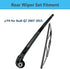 Rear Window Wiper Arm & Blade Replacement for Audi Q7 2007-2015 Rear Windshield Wiper Arm & Blade, Factory OE Style Rear Window Wiper Arm Blade Se...