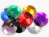 50mm Extra Large Flat Back Round Acrylic Rhinestones Plastic Circle Gems for Costume Making Cosplay Jewels Pro Grade Embelishments - 4 Pieces (Cry...