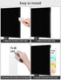 2 Pack Monitor Memo Whiteboard, Magnetic Sticky Note Holder Dry Erase Board for Computer with Self-Adhesive Metal Strips, Desk Accessories Office ...