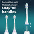 Replacement Heads for Philips Sonicare, Brush Head Compatible with Phillips Sonicare Toothbrush Snap-on Handles, 8 Pack...