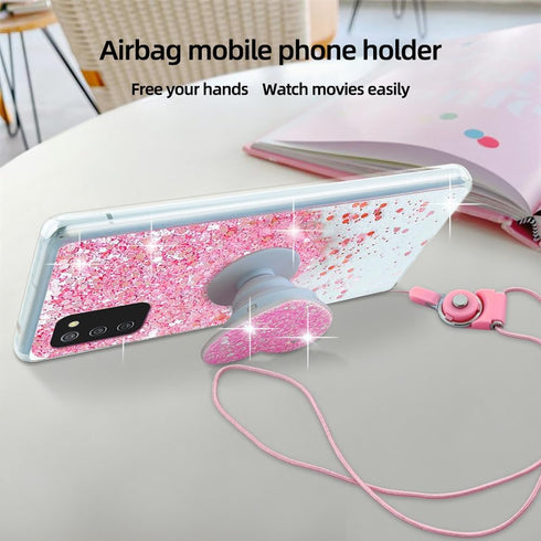 for Samsung Galaxy A02S Phone case, Galaxy A02S Flash Phone case, Suitable for Girls and Women, Soft TPU Cushion to Protect The Cute Phone case, w...
