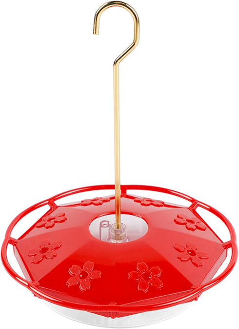 Juegoal 12 oz Hanging Hummingbird Feeder with 8 Feeding Ports...