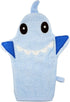 JN&LULU Baby Organics Bath Mitt Toddlers Bath Cotton and Soft Scrub Bathing Loofah Baby Shower Gifts (Shark)...