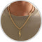 Lightning Bolt Necklace Gold Thunder Pendant Necklace Vintage Lightning Charms Rope Chain Necklace Long Sweater Chain Necklace Jewelry for Women M...