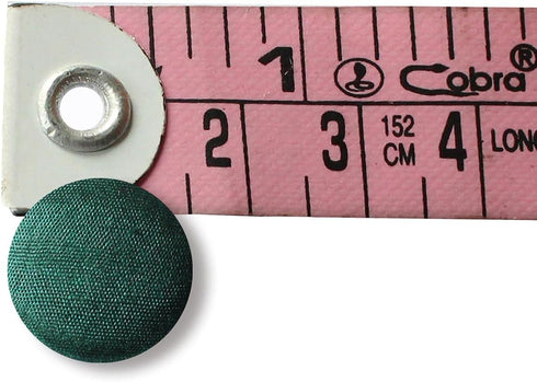 Round Handmade Buttons Dupion Fabric Covered 12 Button for Sewing Scrapbooking Clothes Craft...