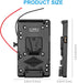 Fomito V Mount V-Lock D-tap BP Battery Plate Adapter, 14.4V to 16.8V D-tap Output...