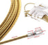 Electrical Wire Threader, 4mm 3 Cores Cable Wire Puller Threading Tool for Right Angle Pipe, Wall Slot and Floor Conduit(5M)...
