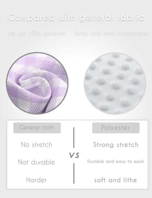 Baby Changing Pad Cover, Super Soft Plush Dot Diaper Changing Table Covers for Baby Girls and Boys, Ultra Comfortable, Diaper Changing Cloths for ...