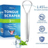 Tongue Scraper for Adults kids Metal Tongue Cleaner for Oral Hygiene Bad Breath...