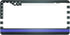 HOSNYE U.S. Police Flag License Plate Frame Stars and Blue Lines Metal License Plate Cover Front Plates Frames Car Tag Frame for Women Men US Vehi...