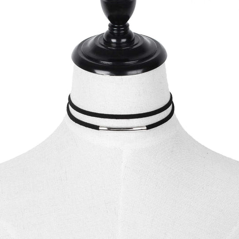 JAKAWIN Choker Necklace Adjustable Black Collar Necklaces for Women NK134...