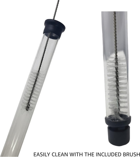 Fermtech Regular Deluxe Siphoning Kit, Regular Auto - Siphon, 24" Pro Wine Bottle Filler, Clamp and Tubing and 30" Brush....