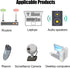 11PCS USB to DC Power Cable with 8 Plug Connectors 5.5x2.1 Multi Function DC Interchangeable Plug 5V Compatible with Cameras Tablets Phones Power ...