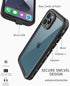 Design for iPhone 12 Pro Waterproof Case, Full Body Shockproof Case for iPhone 12 Pro Case with Screen Protector, Dust Proof Phone Case Cover for ...