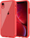 JETech Case for iPhone XR 6.1-Inch, Non-Yellowing Shockproof Phone Bumper Cover, Anti-Scratch Clear Back (Red)...