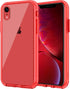 JETech Case for iPhone XR 6.1-Inch, Non-Yellowing Shockproof Phone Bumper Cover, Anti-Scratch Clear Back (Red)...