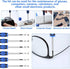 Upgraded Eyeglass Repair Kit, Eye Glasses Repairing Tools with Precision Screwdriver Set, Various Screws, Nose Pads, Temple Tips Sleeve Retainer S...