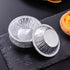 Kichvoe Egg Tart Molds 250pcs Disposable Mini Pie Pans Aluminum Foil Baking Pan Round Nonstick Dessert Cups Bakeware for Cupcake-2.7Inch...
