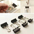 100 Pack Small Binder Clips 0.75 Inch, Small Binder Clips Micro Clips Paper Clamps for Office and Home Supplies, Black...