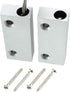 uxcell NC Alarm Security Rolling Gate Garage Door Contact Magnetic Reed Switch Silver Gray MC-52...