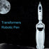 Transformers Pen Transforming Robotic Ballpoint Pen Robot 2007 Cool Silver...
