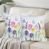 2 Pack Waterproof Spring Floral Pillow Covers 16x16 Inch Pink Tulip Flower Lavender Butterfly Throw Pillow Covers Outdoor Spring Summer Farmhouse ...