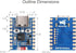 waveshare ESP32 C6 Zero WiFi 6 Development Board Based on ESP32-C6FH4 Dual Processors, up to 160MHz Running Frequency, Integrates 2.4GHz Wi-Fi 6 (...