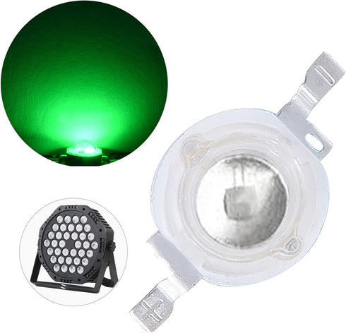 (Pack of 20) 1W Green Led Beads, Led Chip, Led Lamp Bulb for LED Stage Lights...