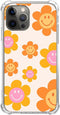 Indie Smile Face Flower Daisy Power Phone Case Compatible with iPhone 14 Pro Max, Hippie Retro 90s Orange Aesthetic Case for iPhone 14 Pro Max, Un...
