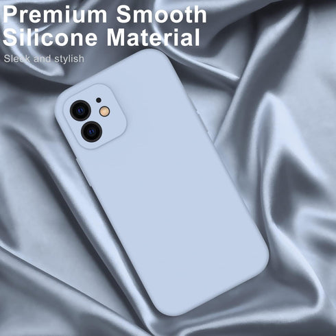 DEENAKIN Compatible with iPhone 12 Case with Screen Protector,Enhance Camera Protection,Soft Flexible Silicone Gel Rubber Bumper Cover,Slim Fit Pr...