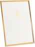 Lawrence Frames 5" W x 7" H Simply Gold Metal Picture Frame (670057)...