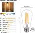 BORT ST58/ST19 Vintage LED Edison Bulbs, Warm White 2700K, Dimmable 6W Edison Light Bulbs, 60W Equivalent, 700LM, E26 Standard Base Filament LED B...