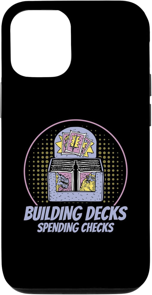 iPhone 15 Building Decks Spending Checks Card Player Trading Card Case...