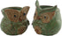 Ogrmar 6Pack Owl Plant Window Boxes Cute Owl Flower Pot/Modern Ceramic Succulent Planter Pots/Tiny Flower Plant Containers Animal Decor (Owl Flowe...