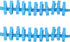 jijAcraft 100Pcs Clothespins with Ribbon, 1.4Inch Wooden Clothes Pins with 25Yds Blue Ribbon, Blue Photo Clips, Small Baby Shower Decor Clips, Cra...