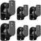 TNP Universal Satellite Speaker Wall Mount Bracket Ceiling Mount Clamp with Adjustable Swivel and Tilt Angle Rotation for Surround Sound System Sa...