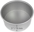 PME Professional Aluminum Baking Pan - Round 7 x 3in...