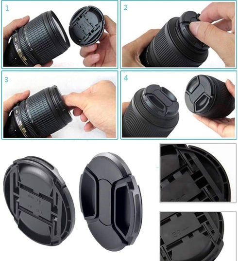 37mm Camera Lens Cap (37mm Lens Cap) Compatiable All Brands Ø37mm Camera Lens and Other Lenses with 37mm Filter Thread....