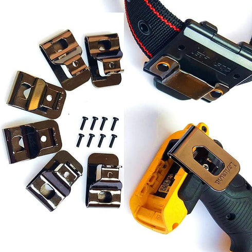 Tape Measure Holder, Drill Holster, Tactical Cordless Tool Belt Clip Holder, Holster with Belt Clip Hook,Small Electrician Tool Pouch with Clip Ho...