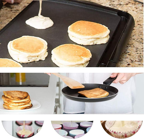 Pancake Batter Dispenser, 2 in 1 Batter Blend Mixer and Dispenser, Batters Dispensers Hand Blender Stirring Mixer Separator, Pancake Baking Cupcak...