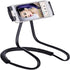 Flexible Long Arms Stand Clip Holder,Hanging on Neck Universal Mobile Phone Stand Lounger's Bracket for Mobile Phone Tablet PC Desktop(White)...