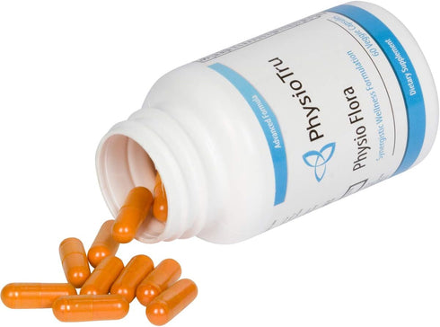 Physio Flora Curcumin Piperine, Probiotics and Prebiotics for Gut, 60 Veggie Capsules...