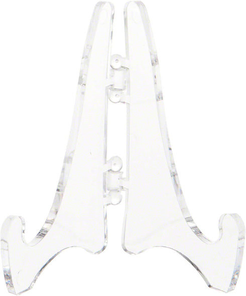 Plymor Clear Acrylic Mini Adjustable Folding Display Easel, 2.125" H x 1.625" D...