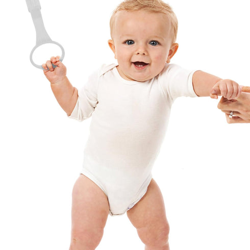 ibasenice Baby Pull up Rings, Baby Standing Walker Crib Tool Ring Pair of Universal Ring Baby playpen Crib Hook Baby Toy Bed Ring Help Baby Stand ...