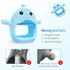 Kpblis 2 Pcs Baby Teething Toy for Babies 0-6 Month, Never Drop Shark Teether Toys for Babies 6 to 12 Months, Baby Remote Control Teether Toys, In...