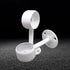 2 pieces of 32mm diameter curtain rod shower curtain wardrobe rod frame pipe flange, ceiling curtain hook, closet rod bracket, white surface treat...